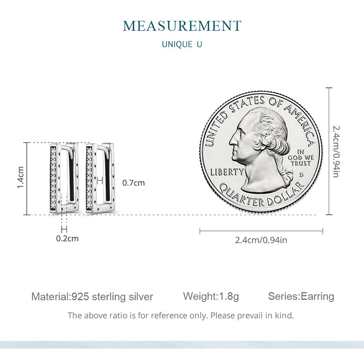 Minimalist Square Clip-On Earrings