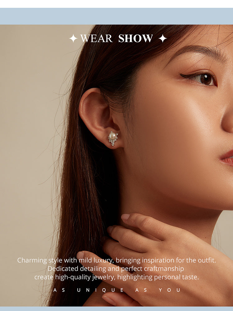 Freshwater Pearl Stud Earrings
