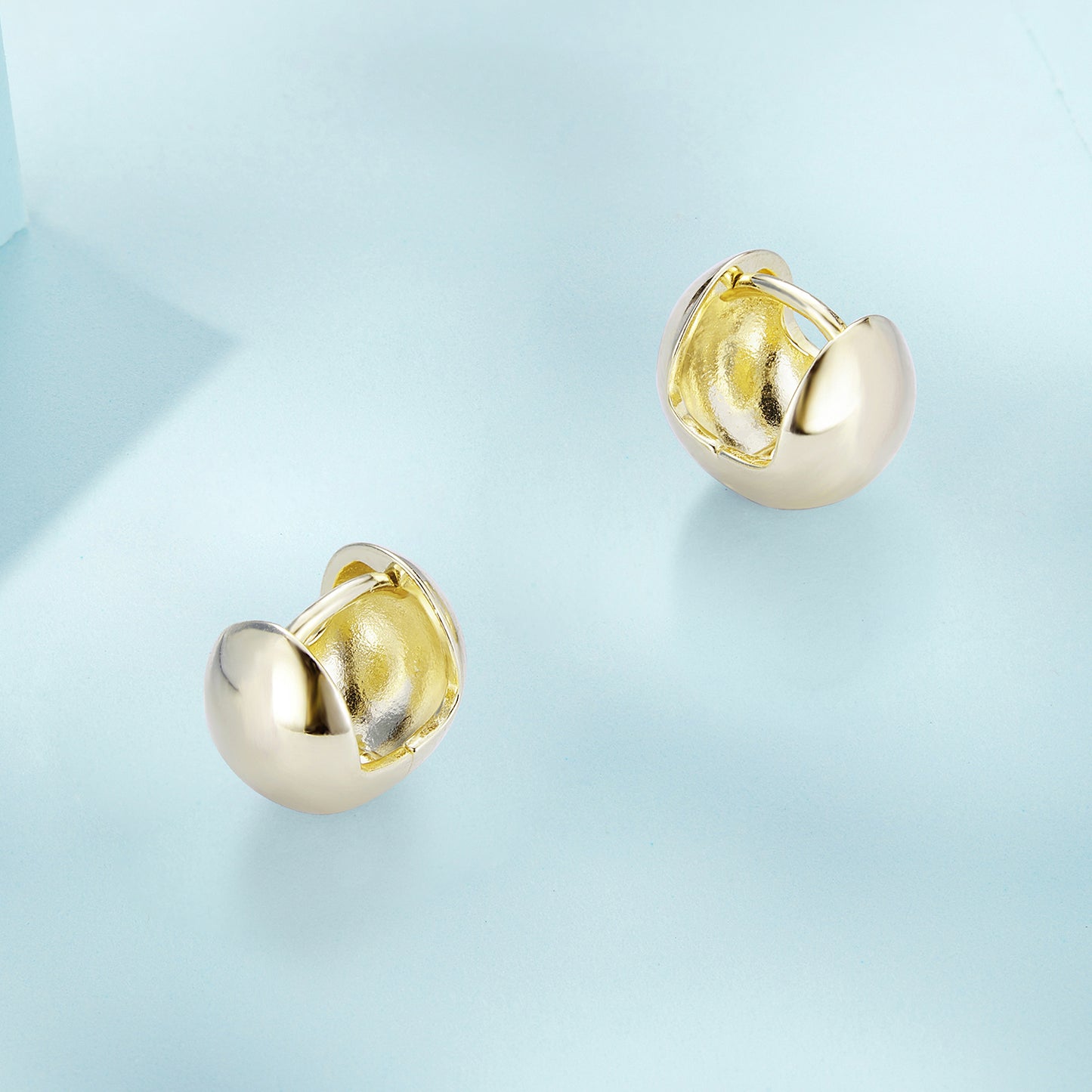 Mirror Clip Earrings