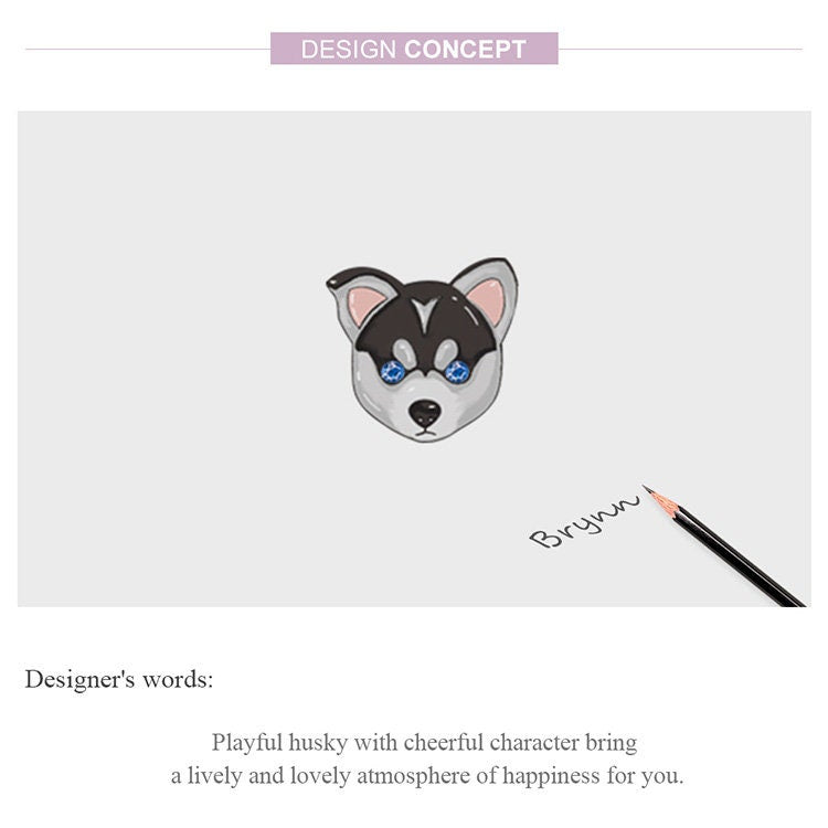Husky Puppy Charm