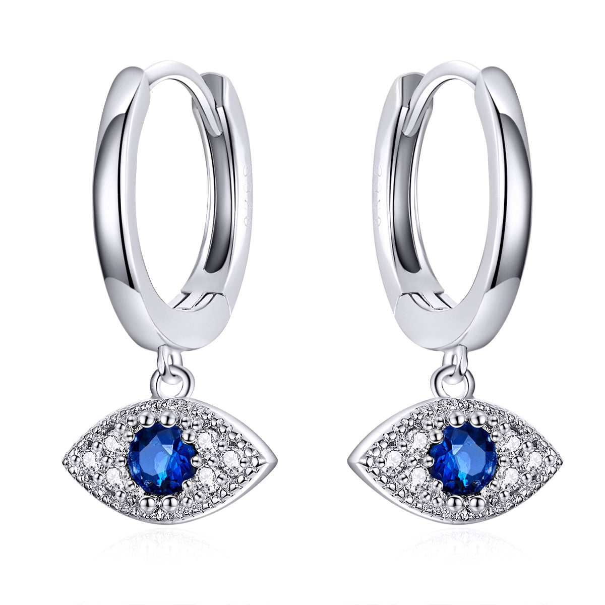 Evil Eye Hoop Earrings