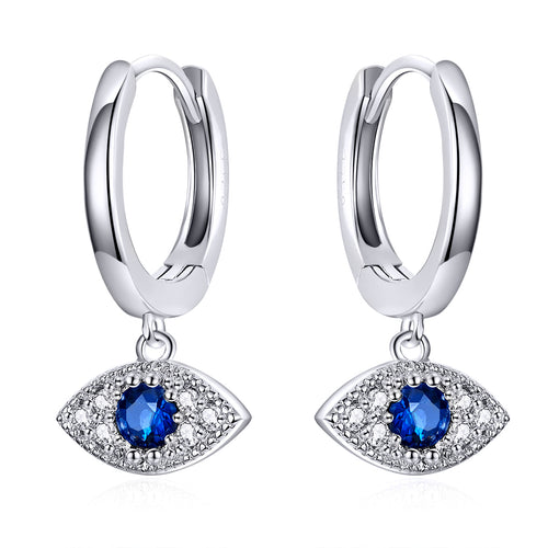 Evil Eye Hoop Earrings