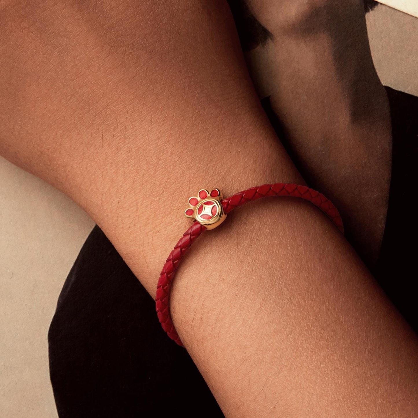 Lucky Pawprint Charm