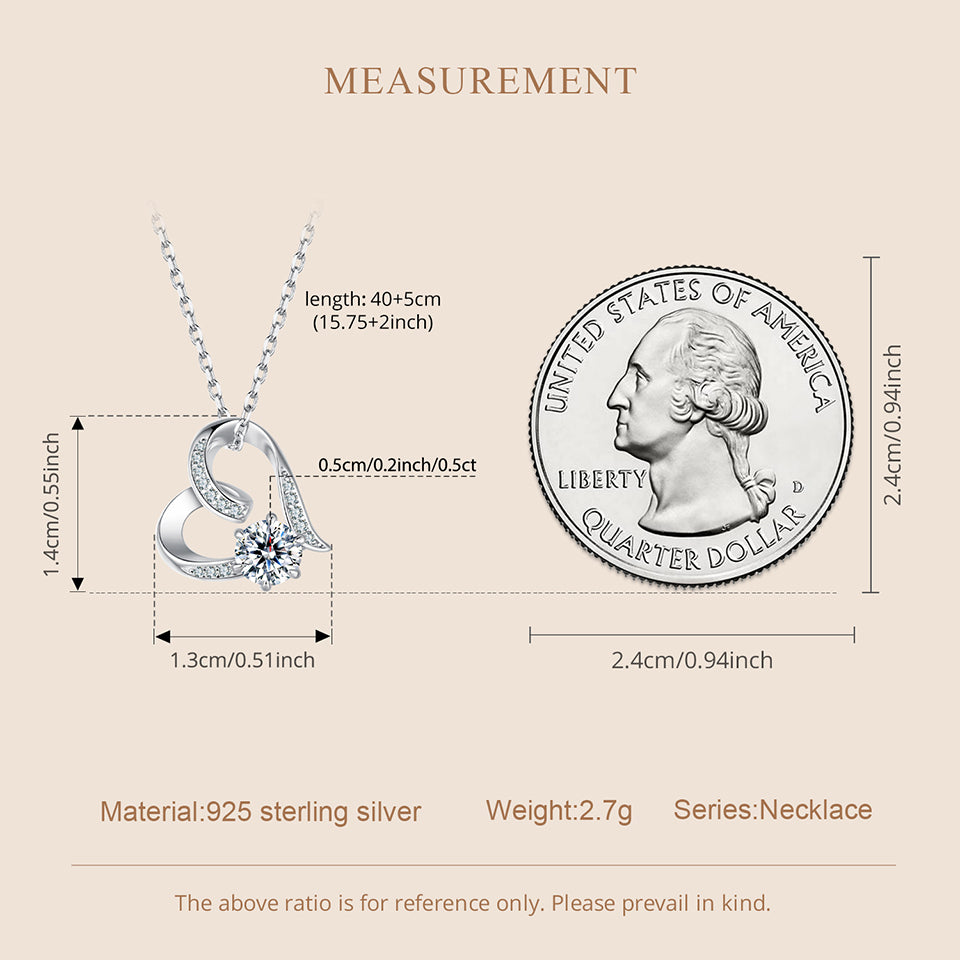Eternal Love Moissanite Necklace