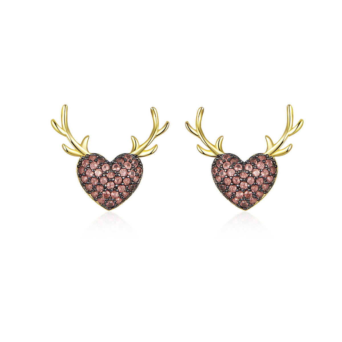 Deer Love Stud Earrings