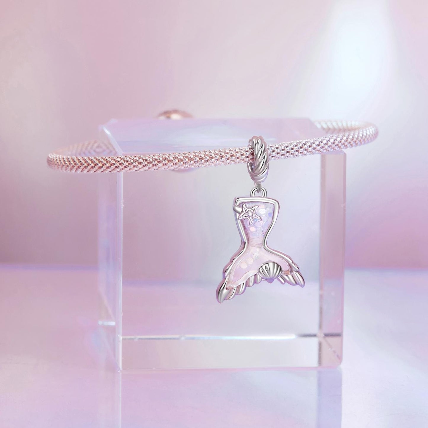 Dreamy Mermaid Tail Pendant Charm