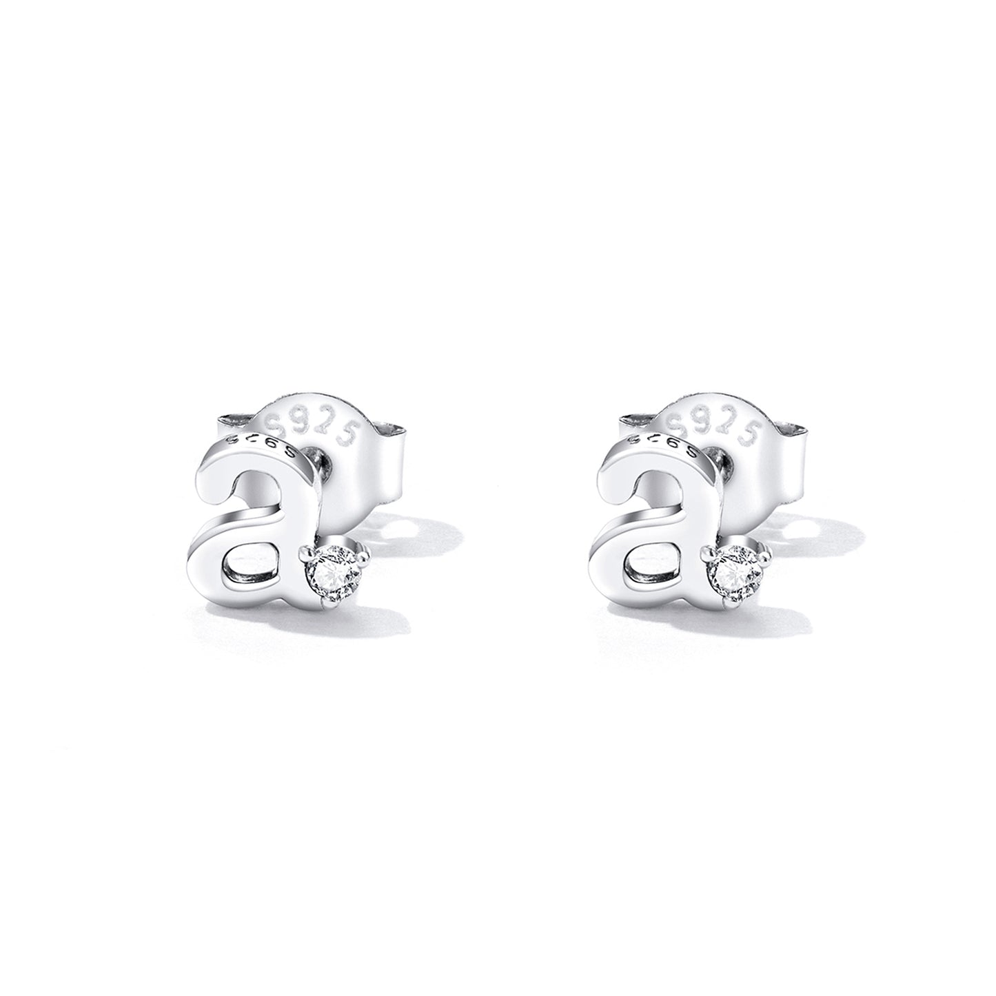 Alphabet M Stud Earrings