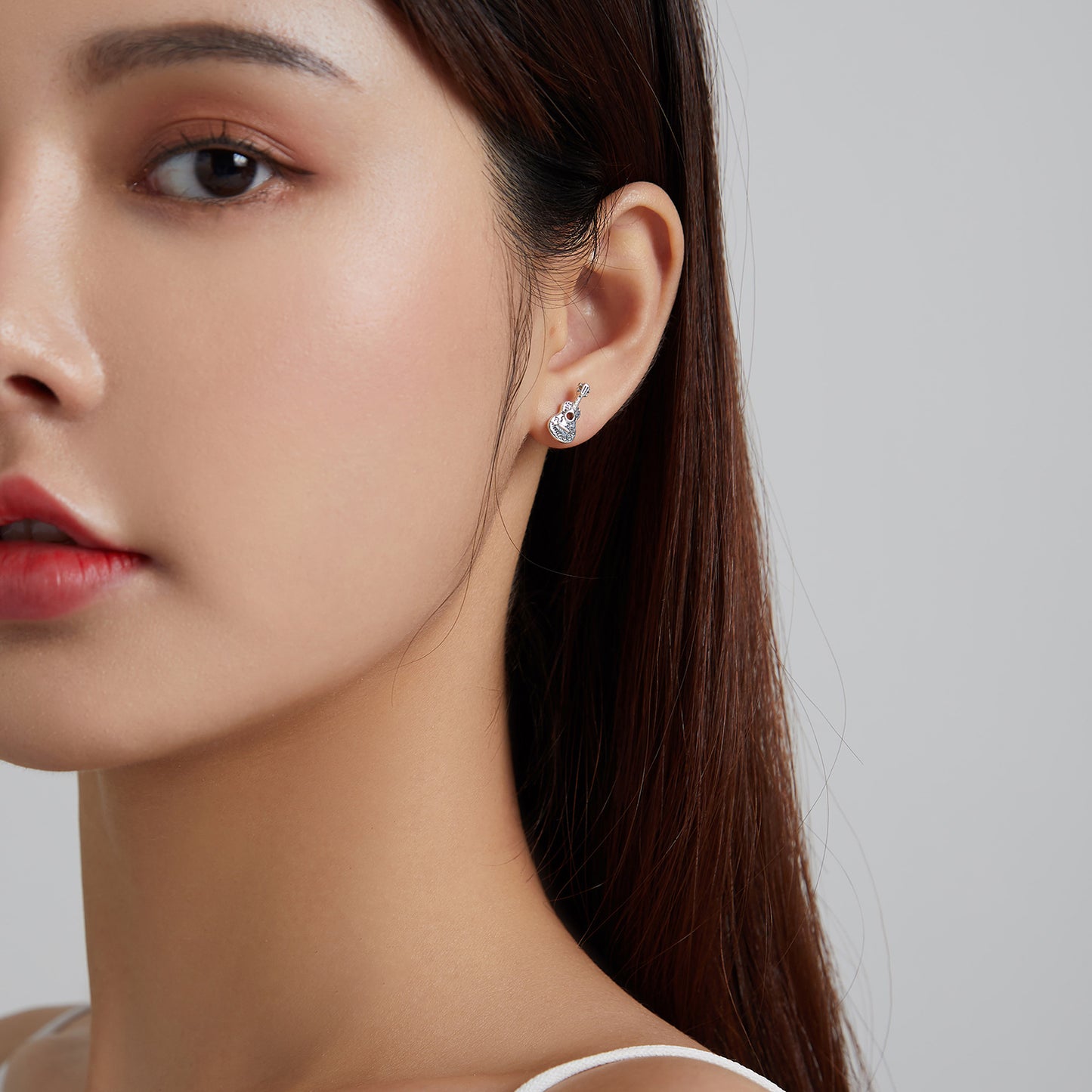 Vintage Guitar Earrings