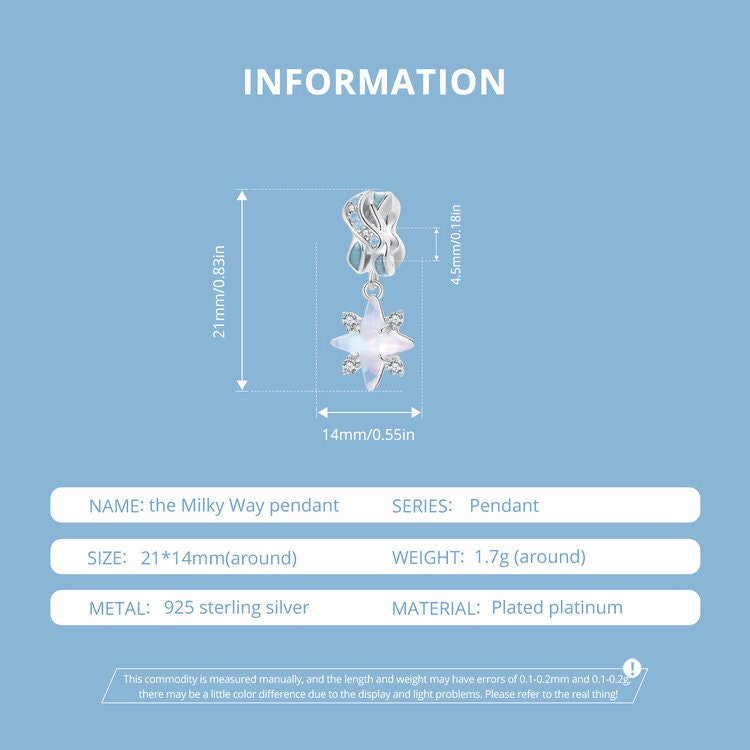 The Milky Way Pendant Charm