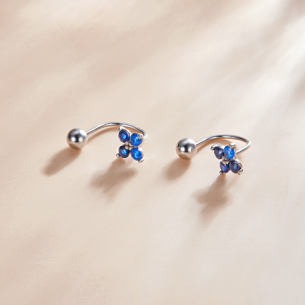 Four-Petal Earrings