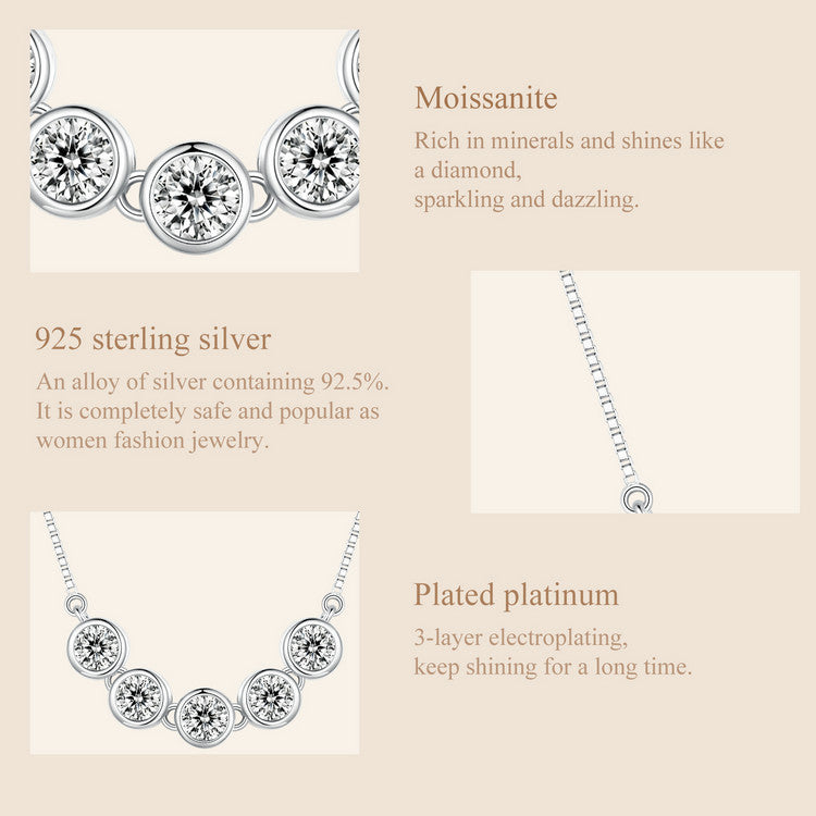 0.3ct Moissanite Necklace