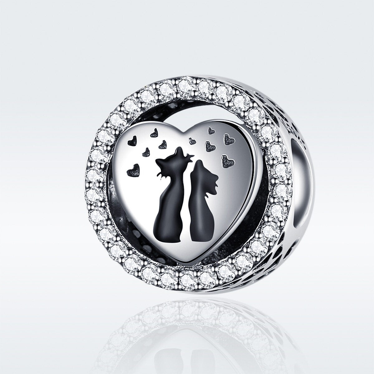 Cats in Love Charm