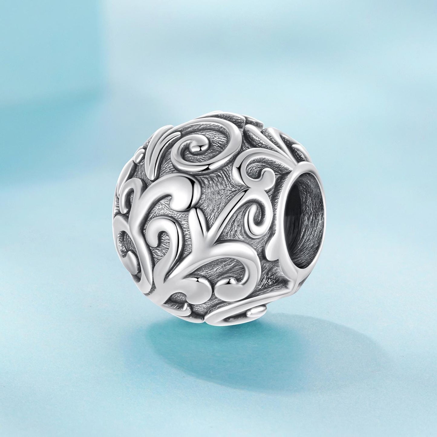Scroll Pattern Charm