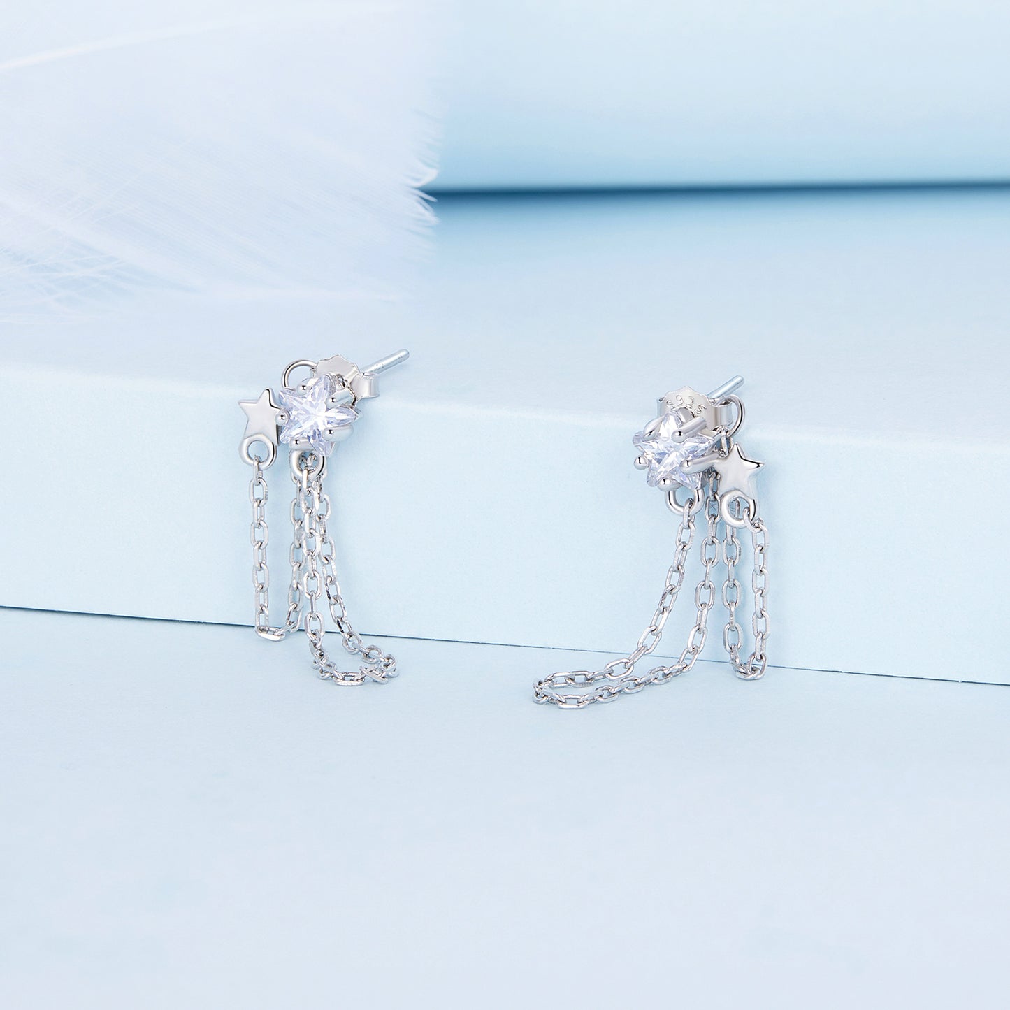 Star Tassel Drop Earrings