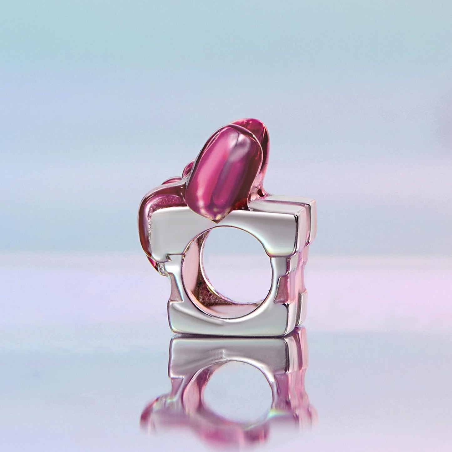 Bow-knot Gift Box Charm