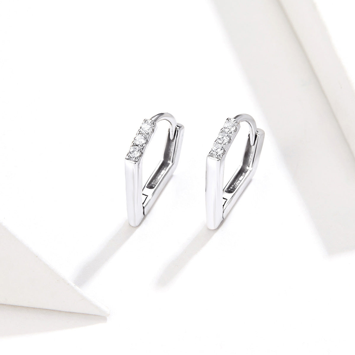 Irregular Geometric Ear Clips Earrings