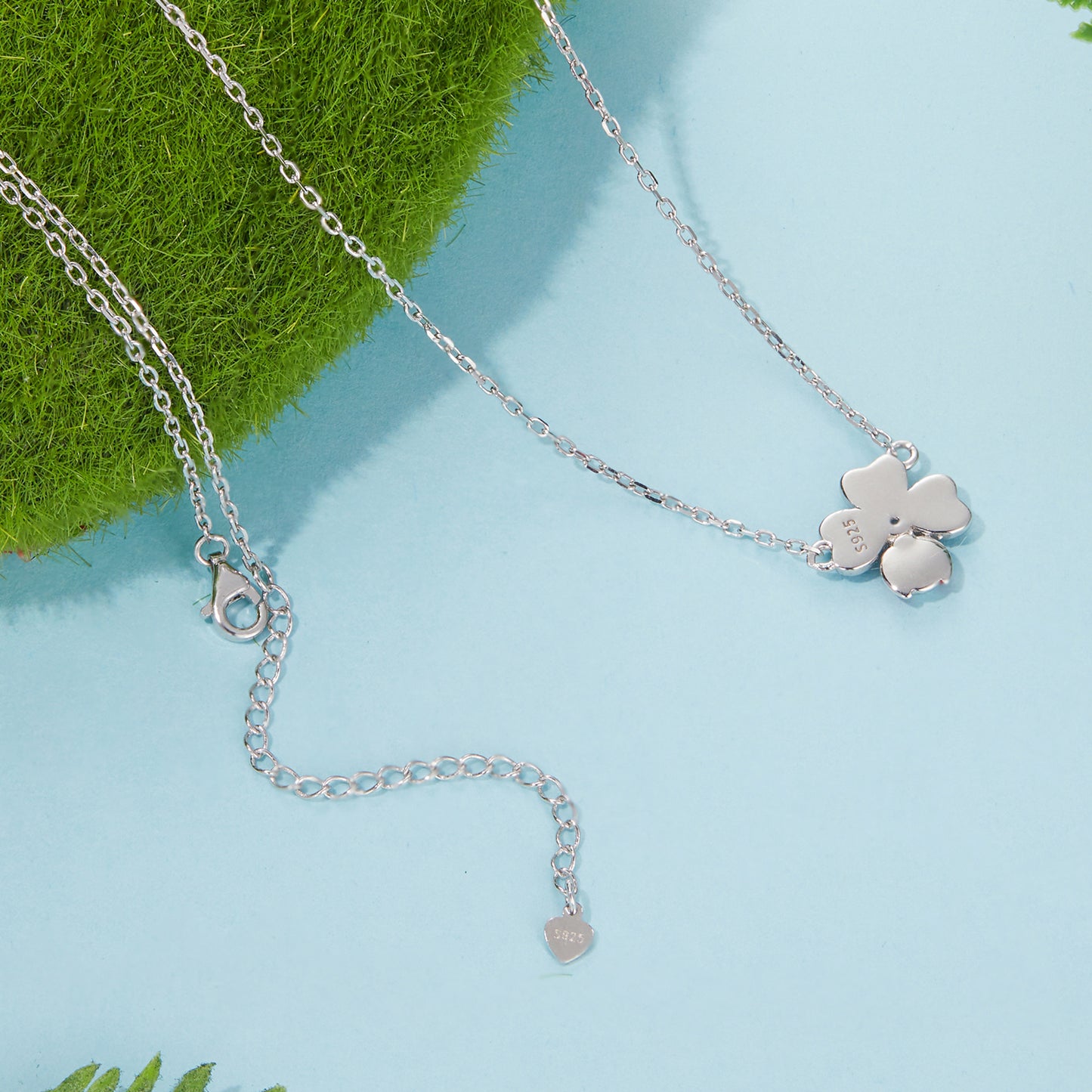 Clover and Ladybug Necklace