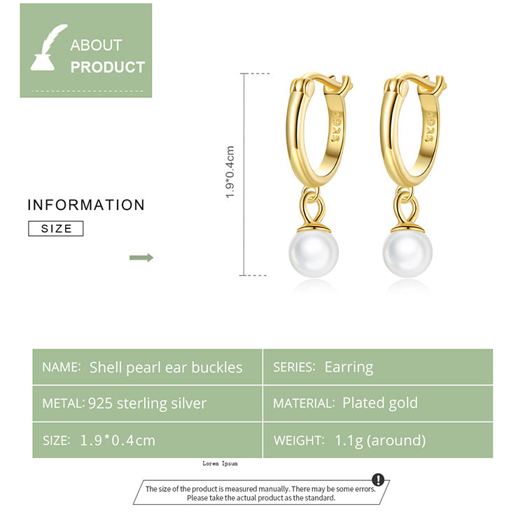Pearl Clip Earrings