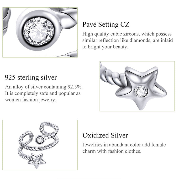 Star Clip Earrings