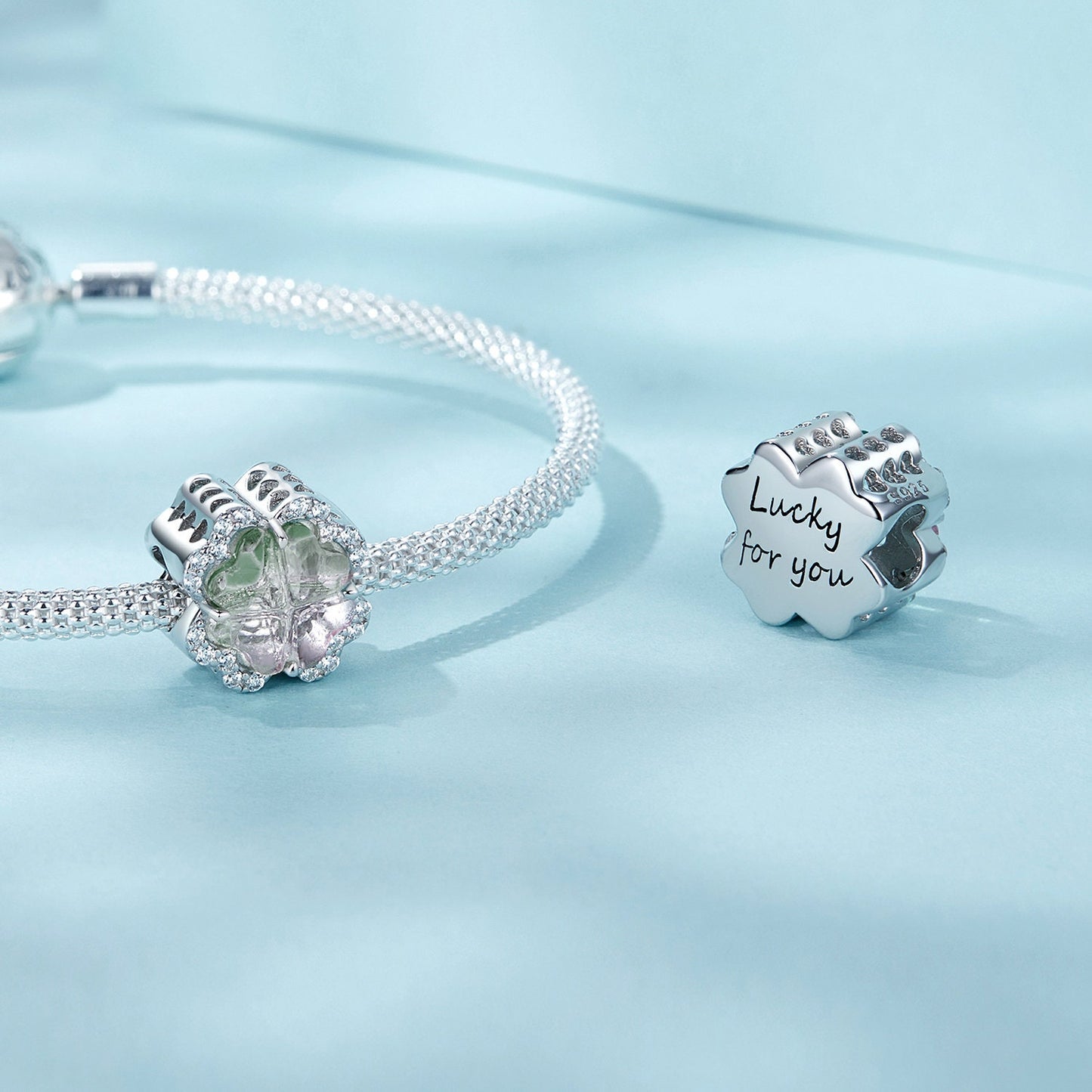 Four-leaf Clover Charm