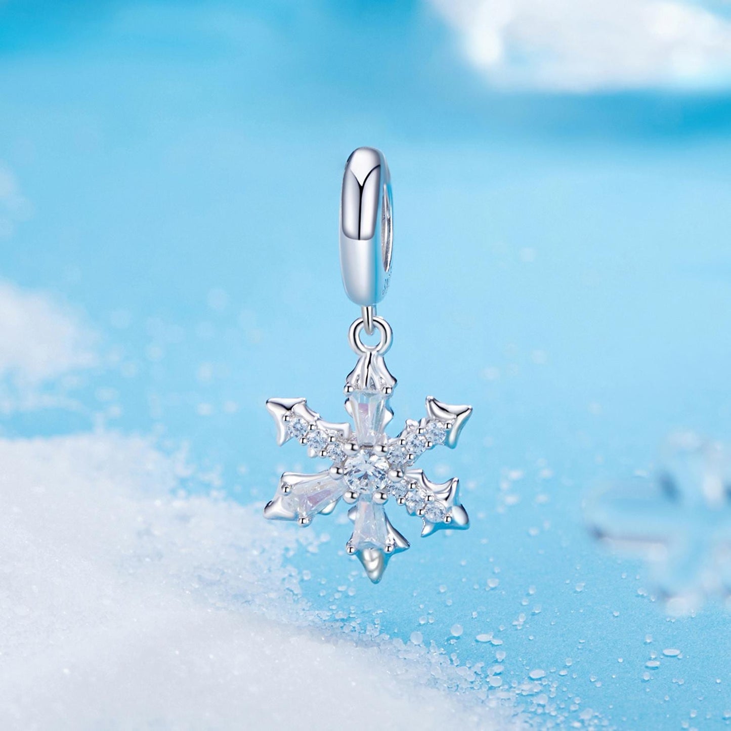 Ice Crystal Pendant Charm