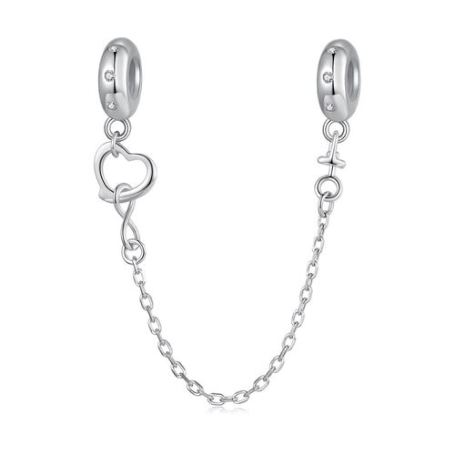 Infinite Love Silicone Safety Chain Charm