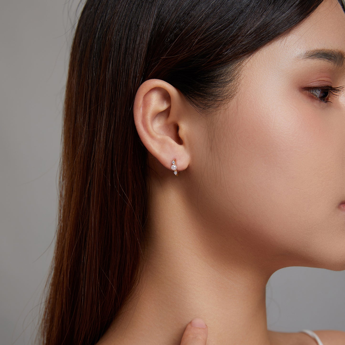 Pearl Clip Earrings