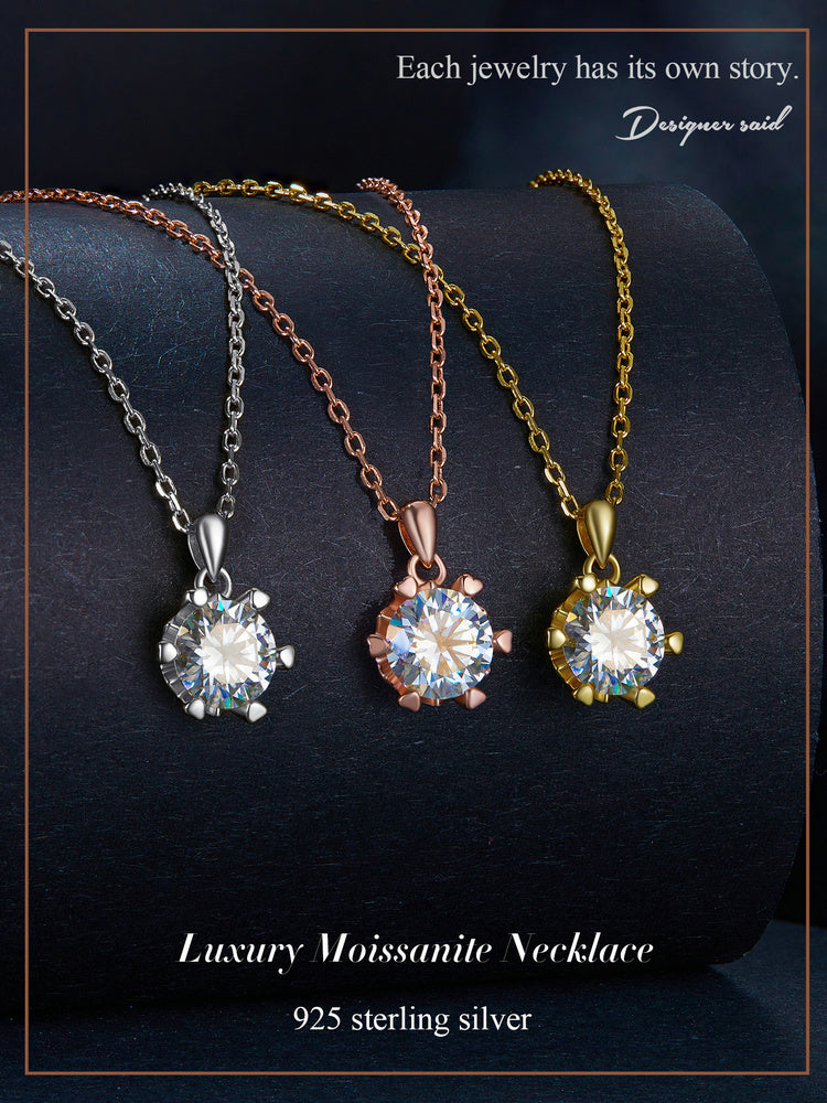 Luxurious Moissanite Necklace
