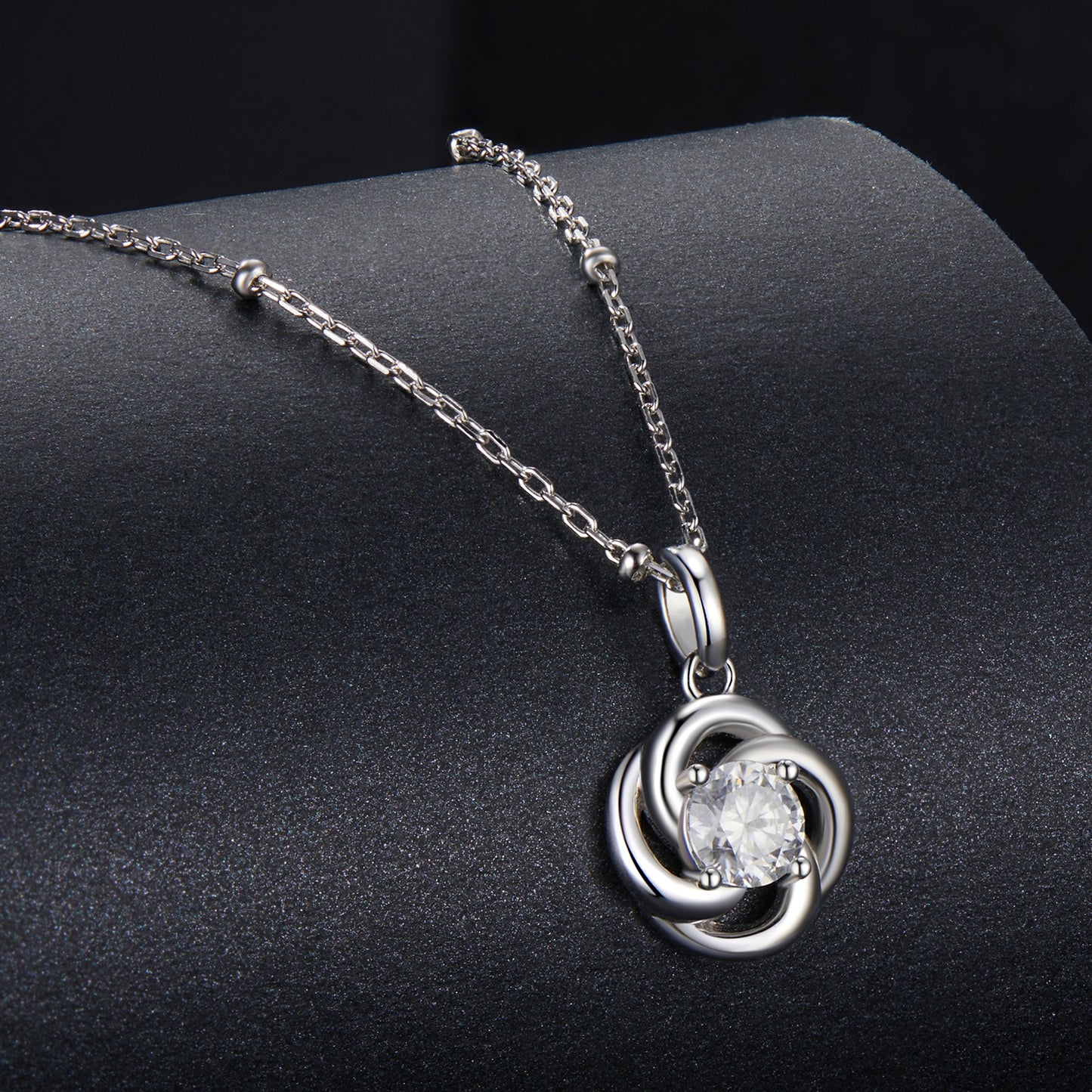 Clover Moissanite Necklace
