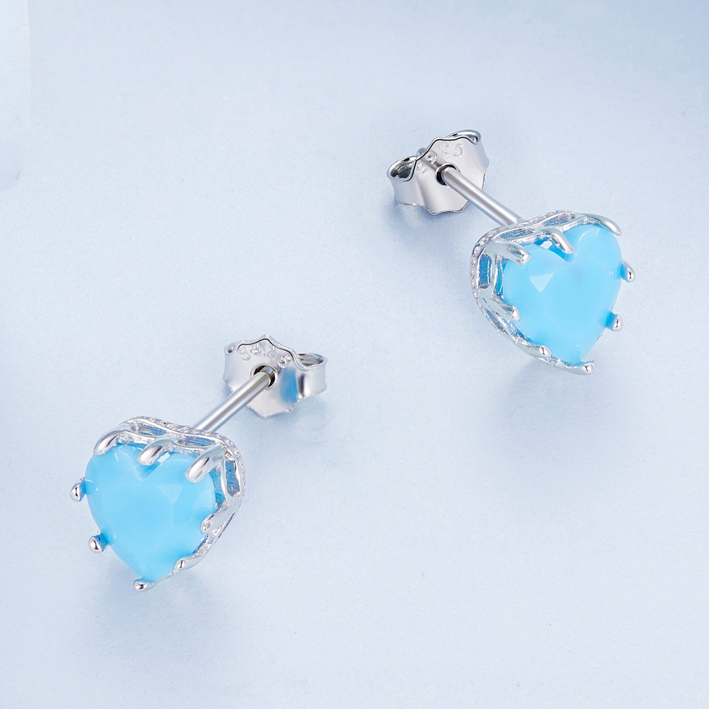 December Birthstone Stud Earrings