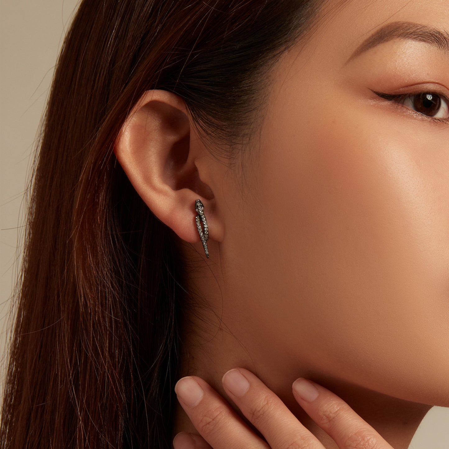 Snake Clip Earrings