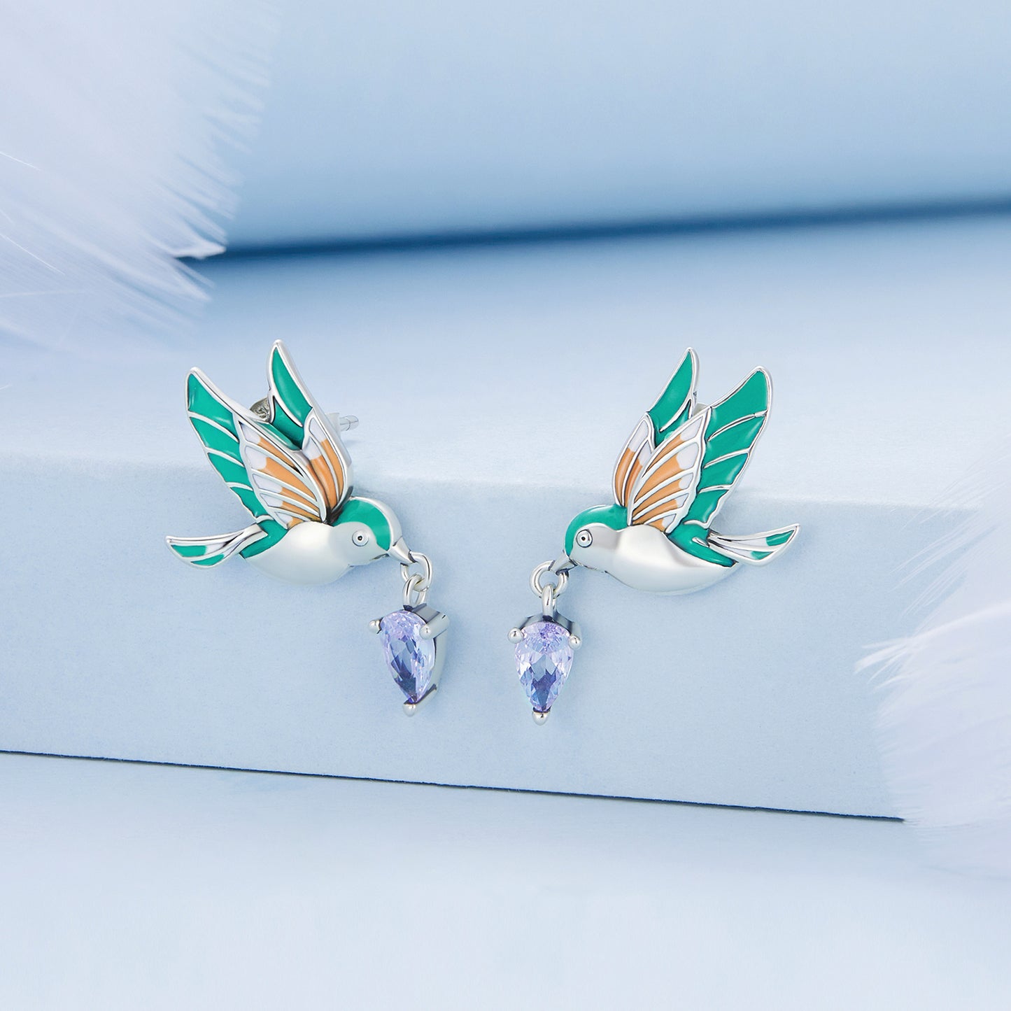 Kingfisher Stud Earrings