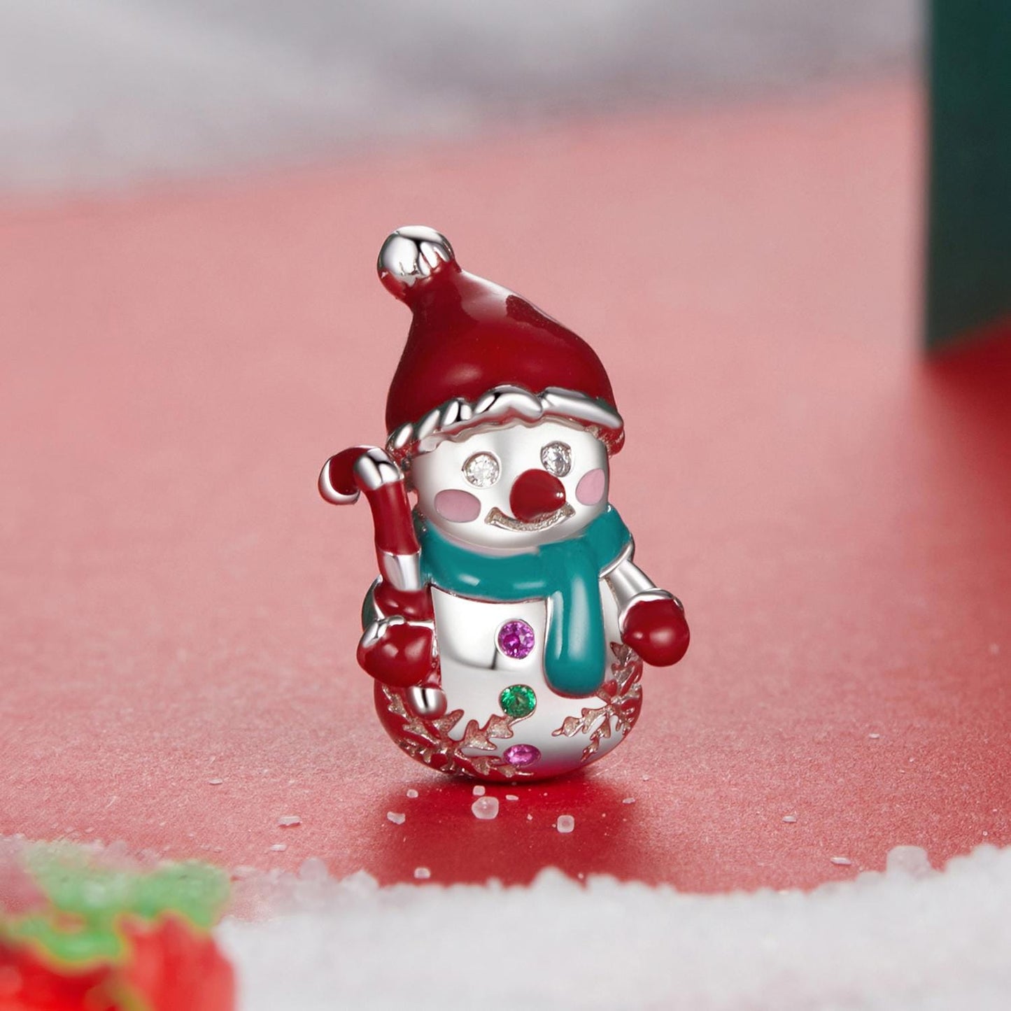 Christmas Snowman Charm