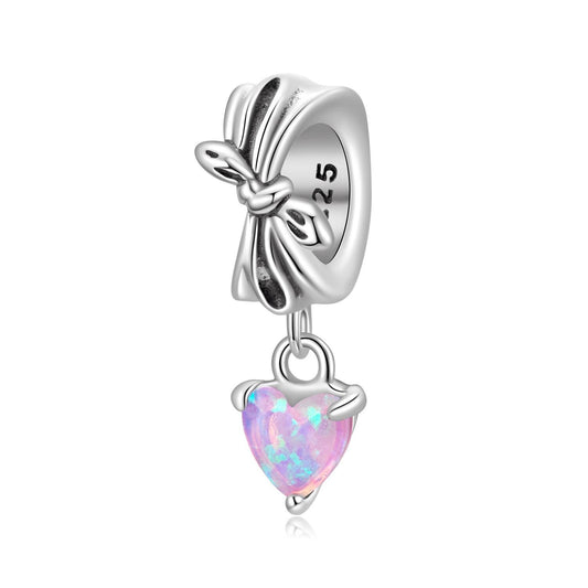 Bow Spacer Bead Charm