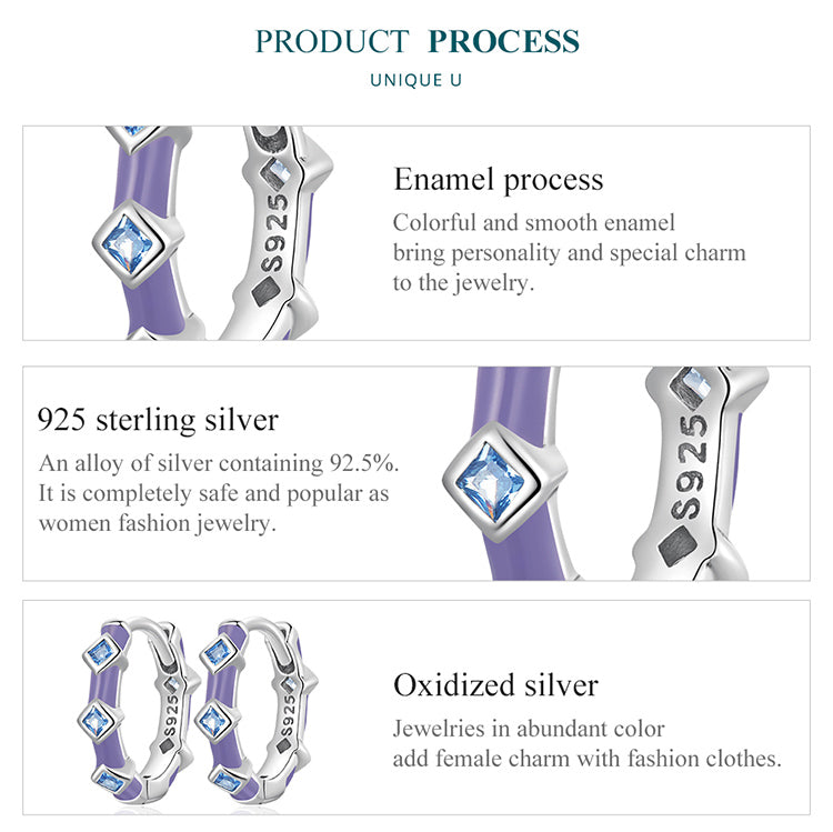 Aqua Spinel Clip Earrings