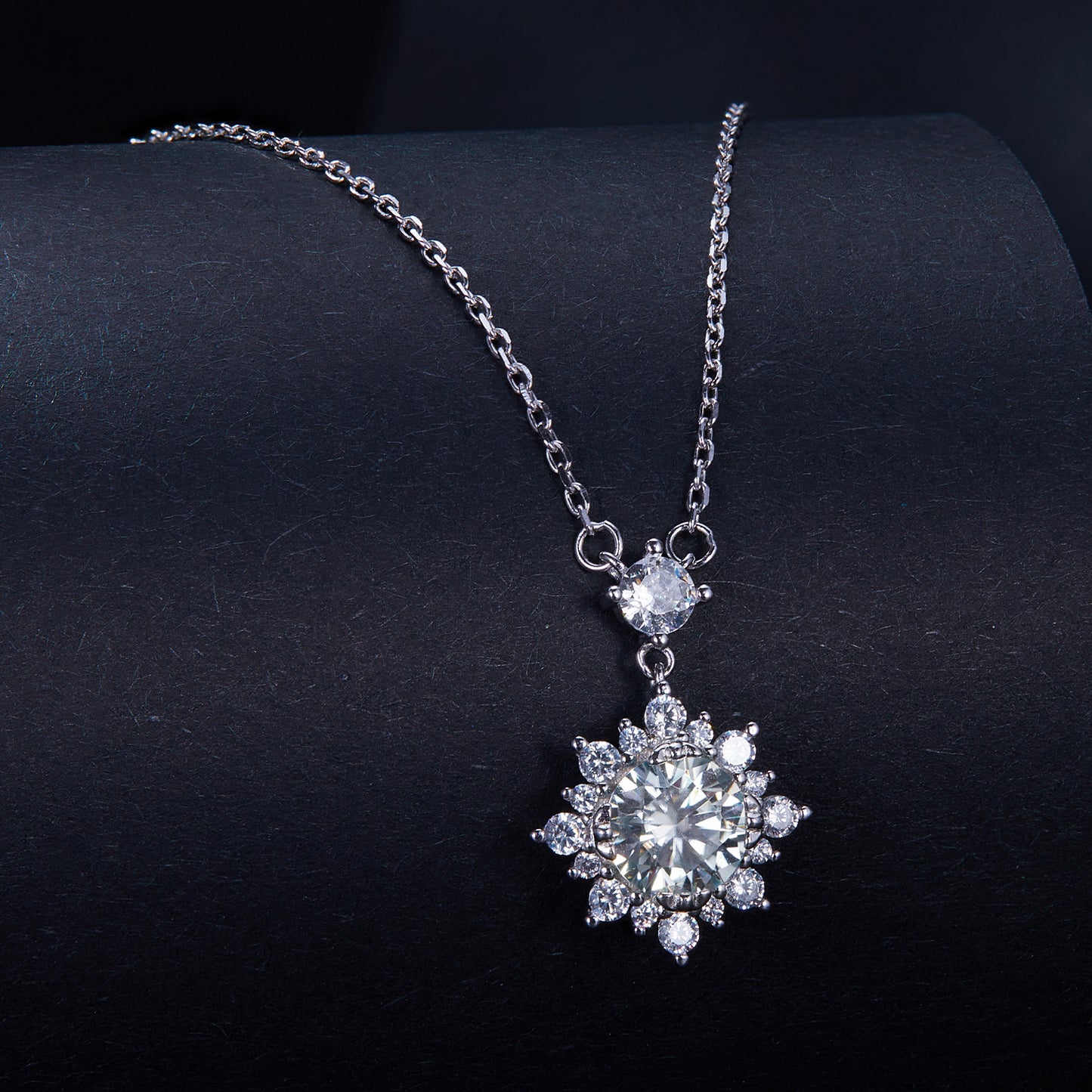 Minimalist 1ct Moissanite Necklace