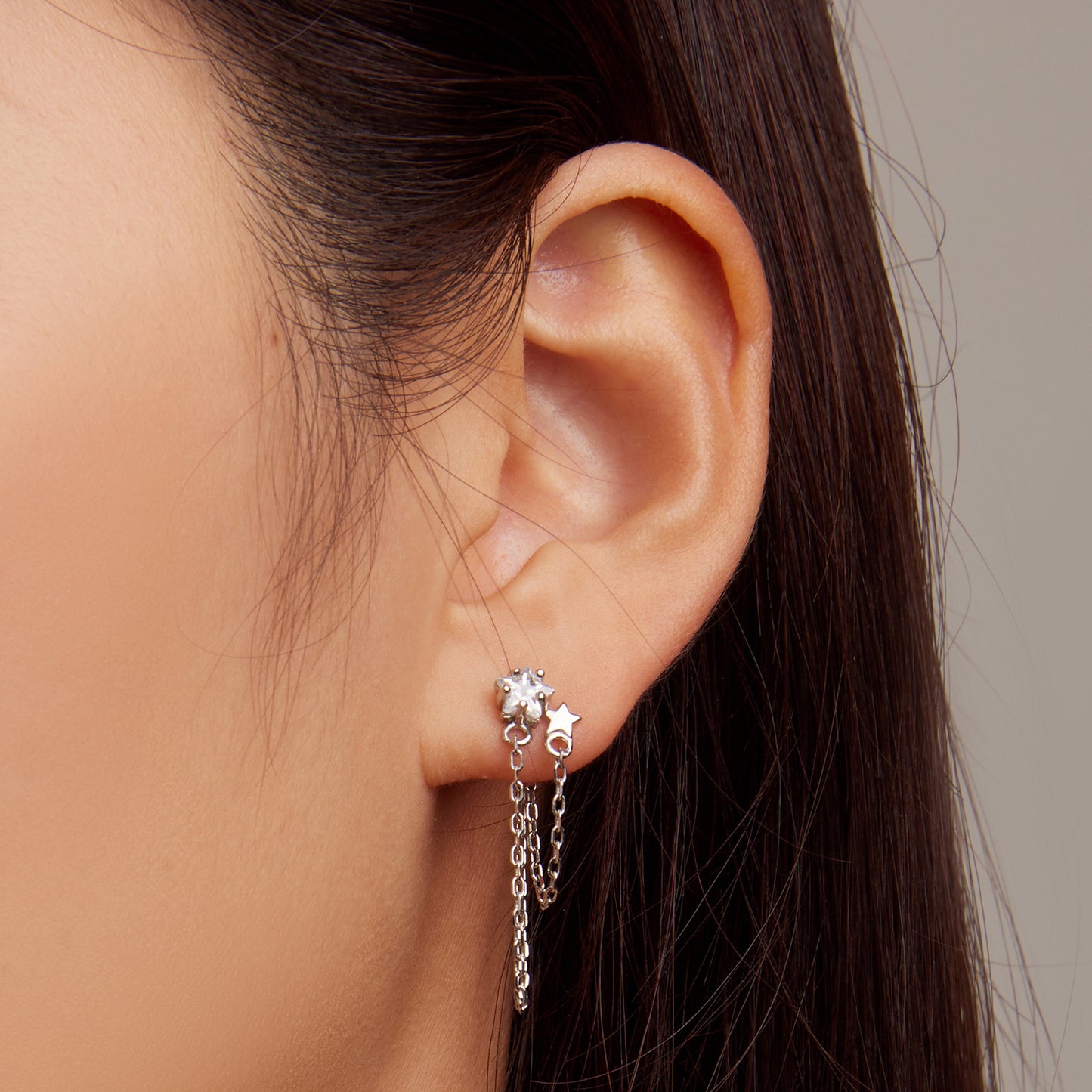 Star Tassel Drop Earrings