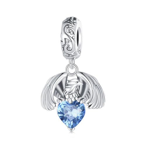 White Eagle Pendant Charm