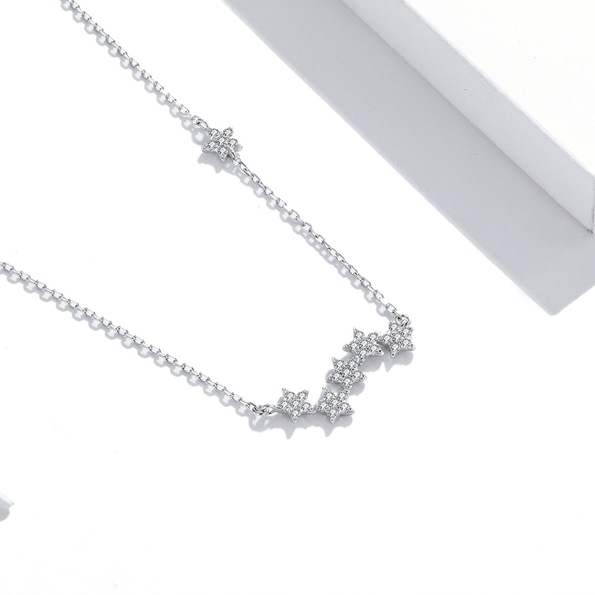 Dazzling Star Cluster Necklace
