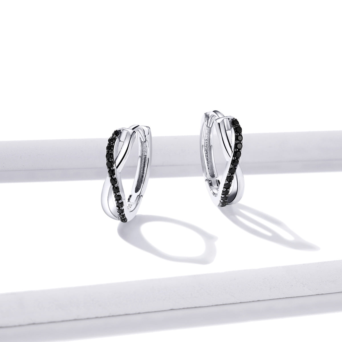 Infinity Symbol Hoop Earrings