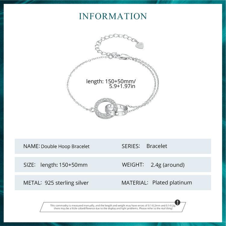 Double Ring Bracelet