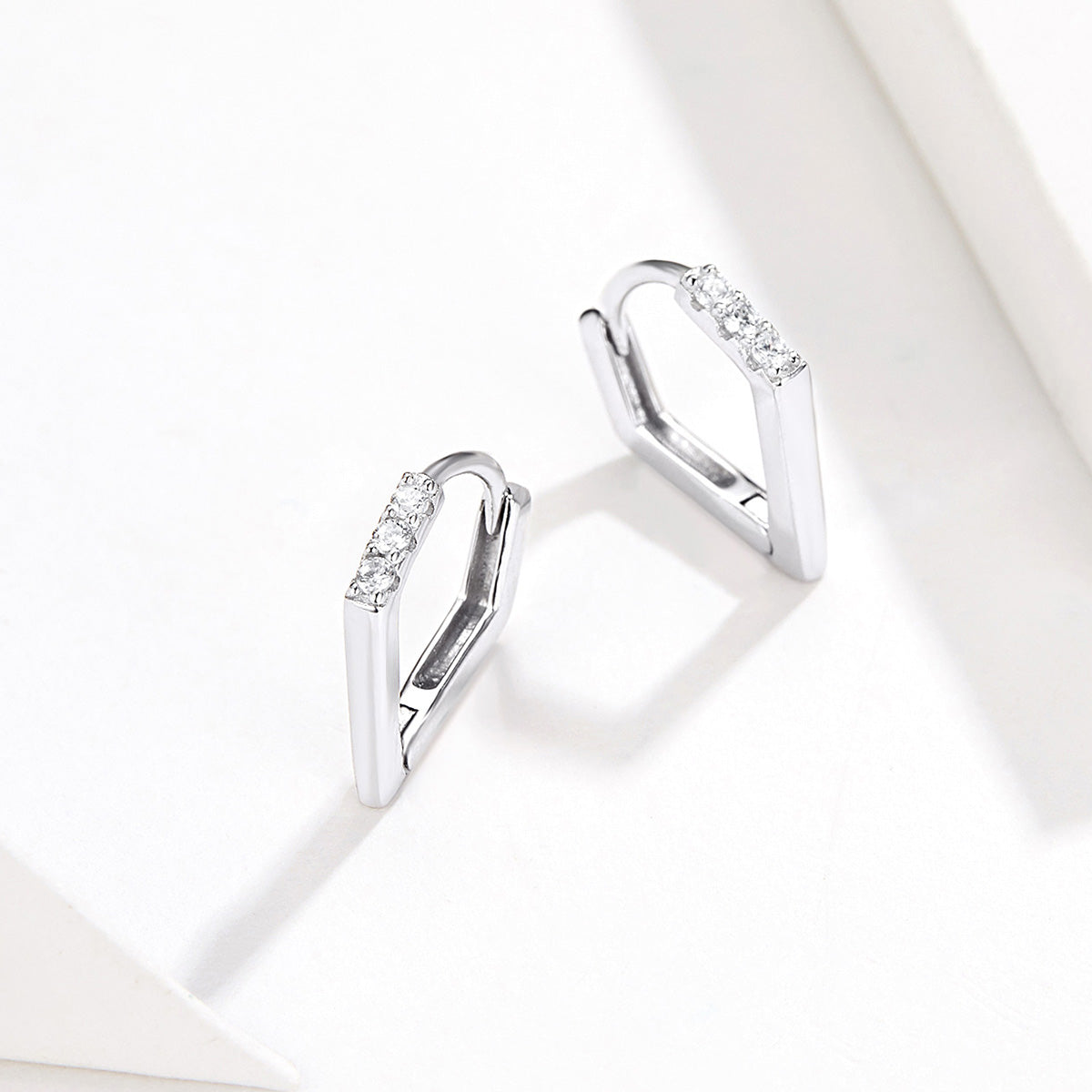 Irregular Geometric Ear Clips Earrings