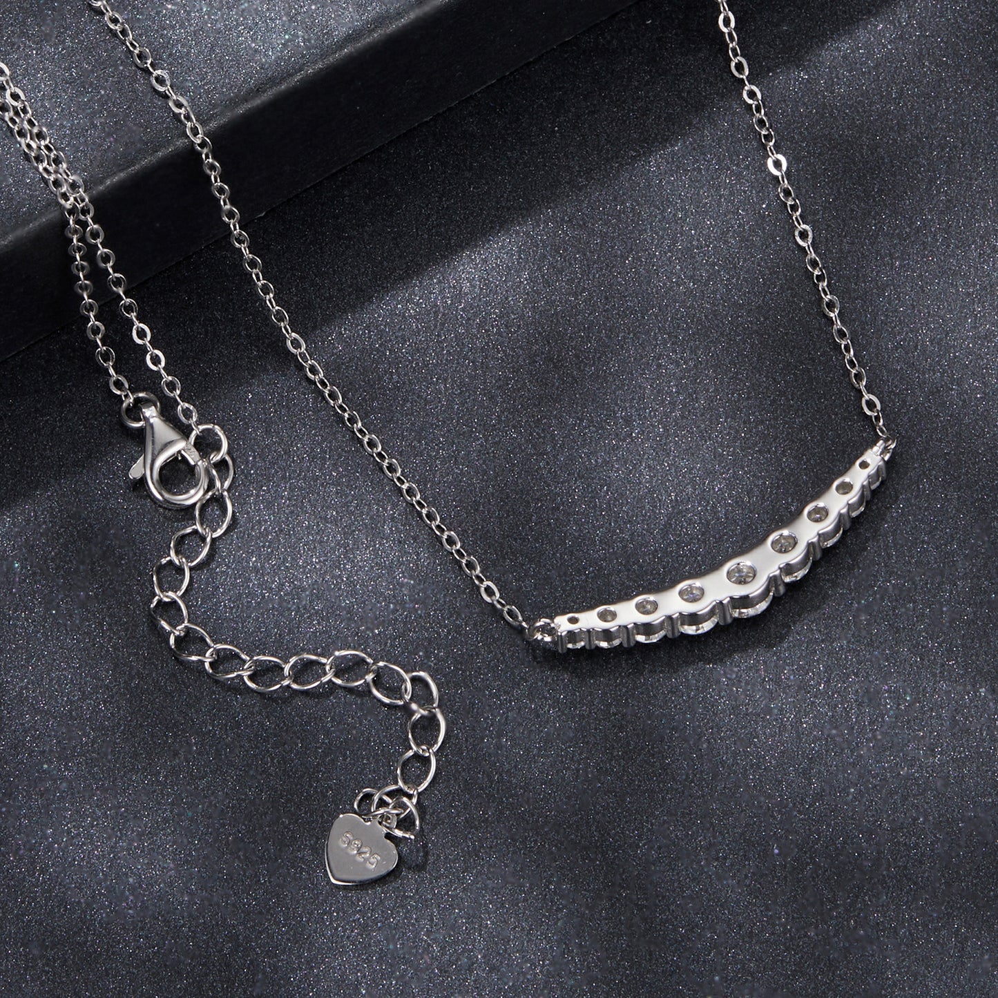 Smiling Face Moissanite Necklace