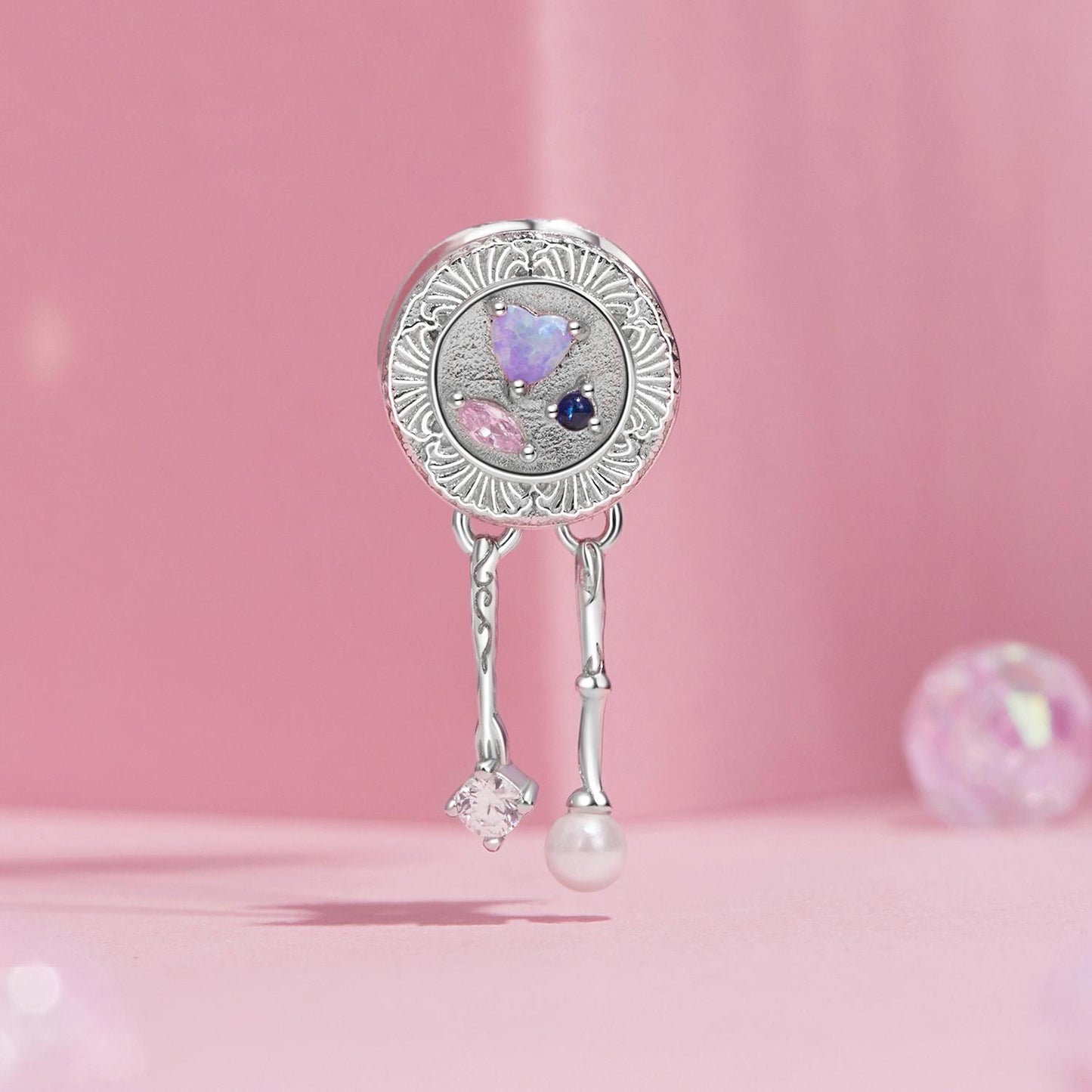 Romantic tableware Bead Charm