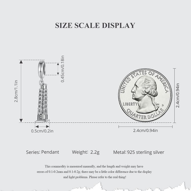 The Tower of Pisa Charm