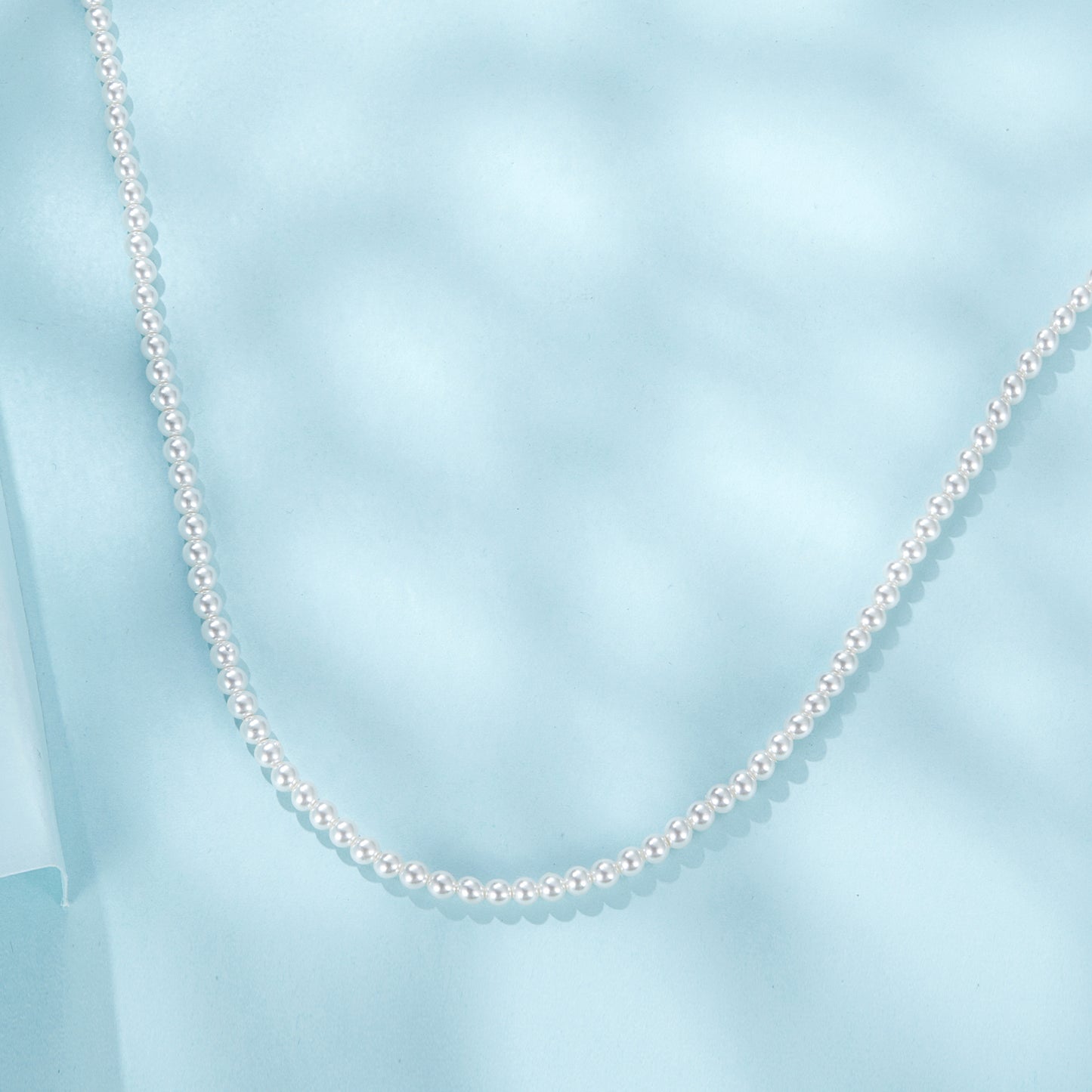 White Simulated Pearl Necklace