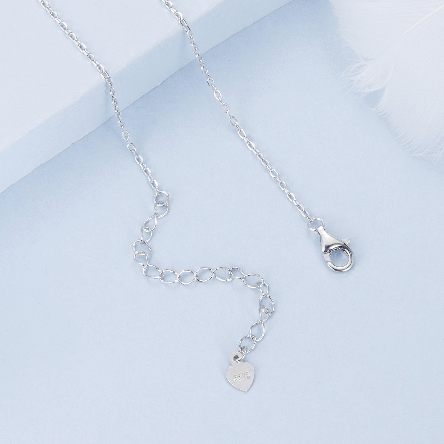 Moon and Stars Drop Necklace