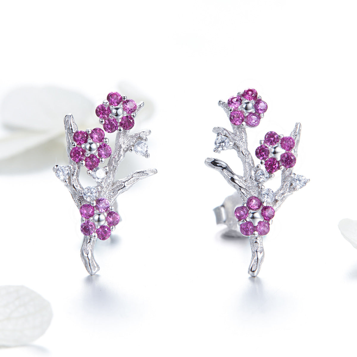 Plum Blossom Earrings