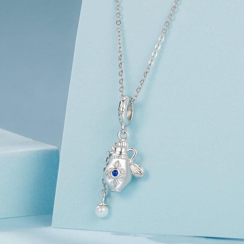 Vintage Perfume Bottle Pendant Charm