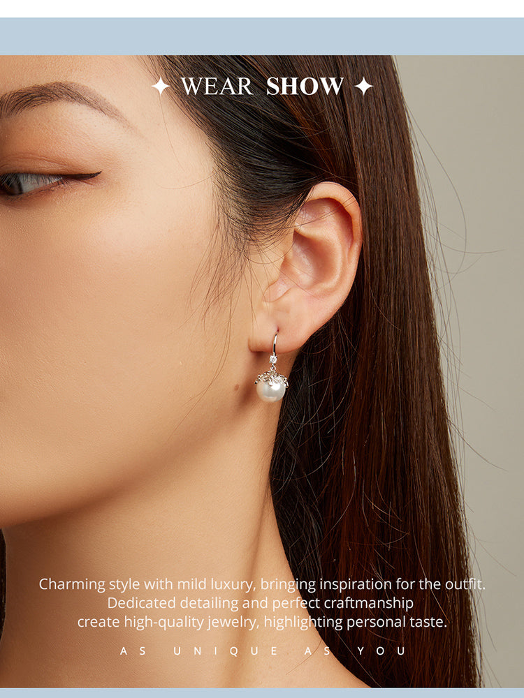 Pearl Hook Earrings